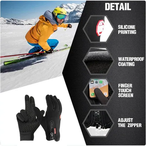 Heated Gloves Electric Warming Cycling Bike Ski Gloves for Men and Women