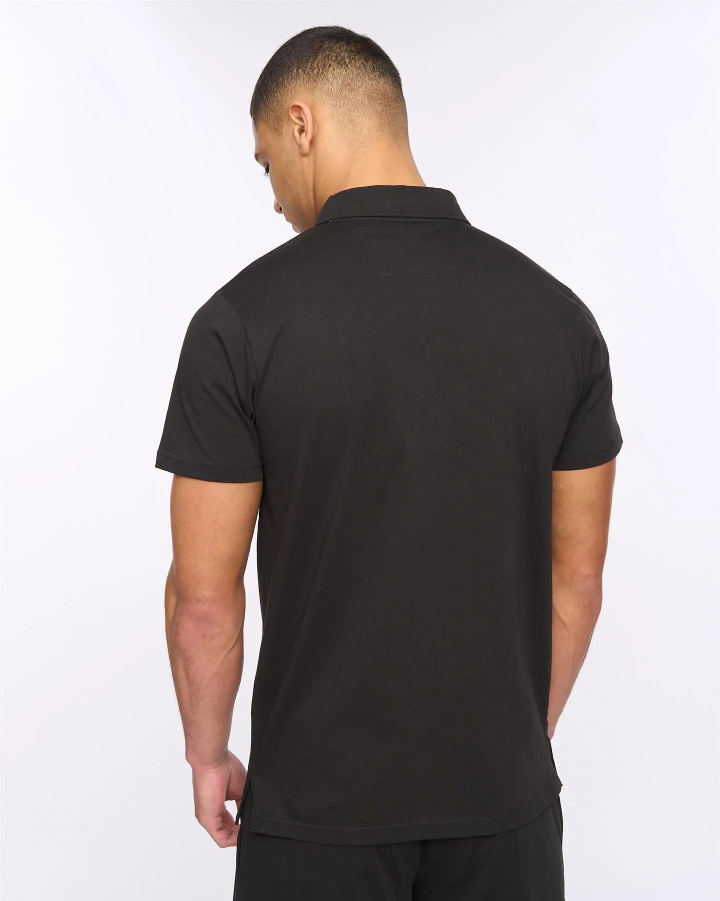 Henychill Polo/Shorts Set Black