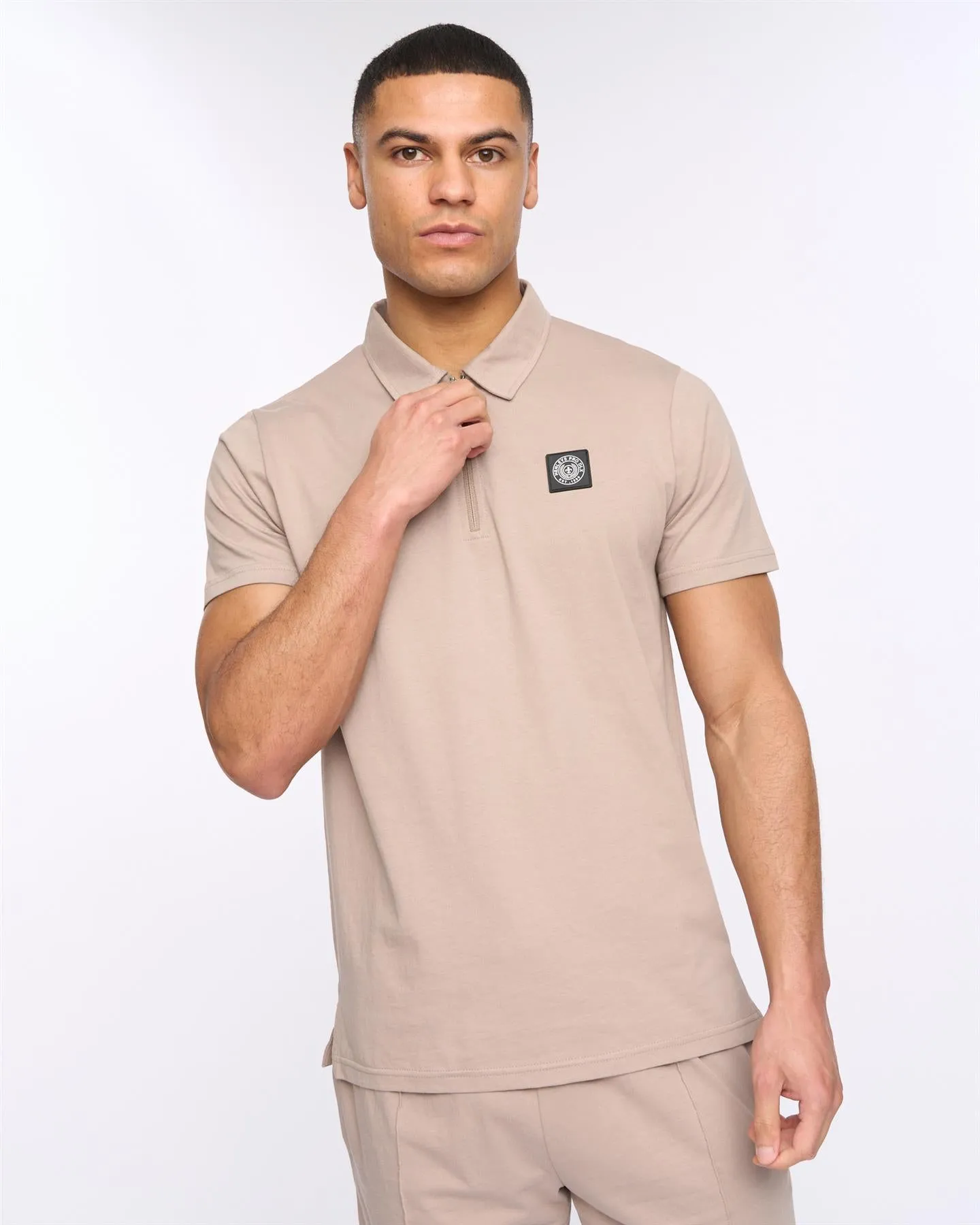 Henychill Polo/Shorts Set Taupe
