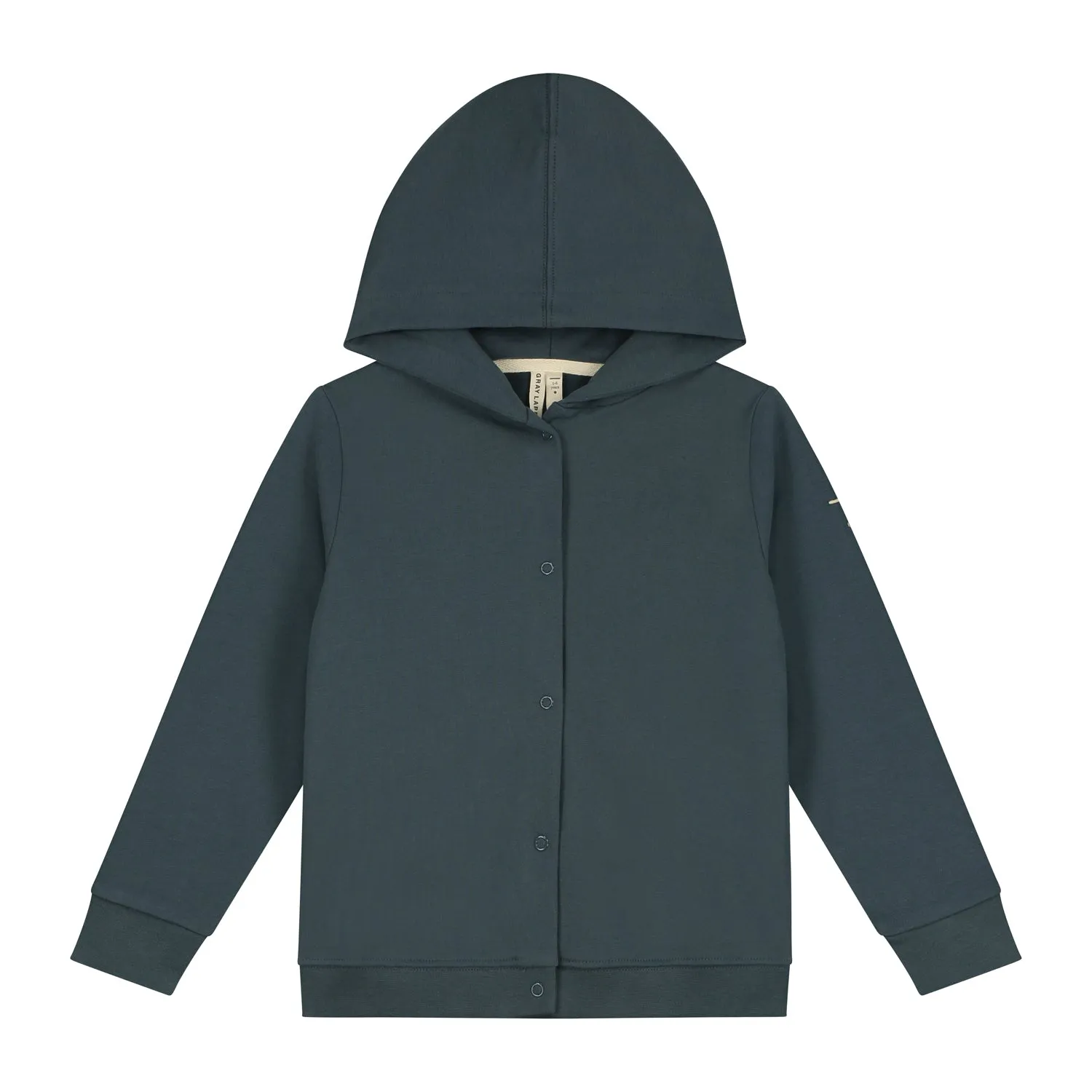 Hooded Cardigan - Blue Grey