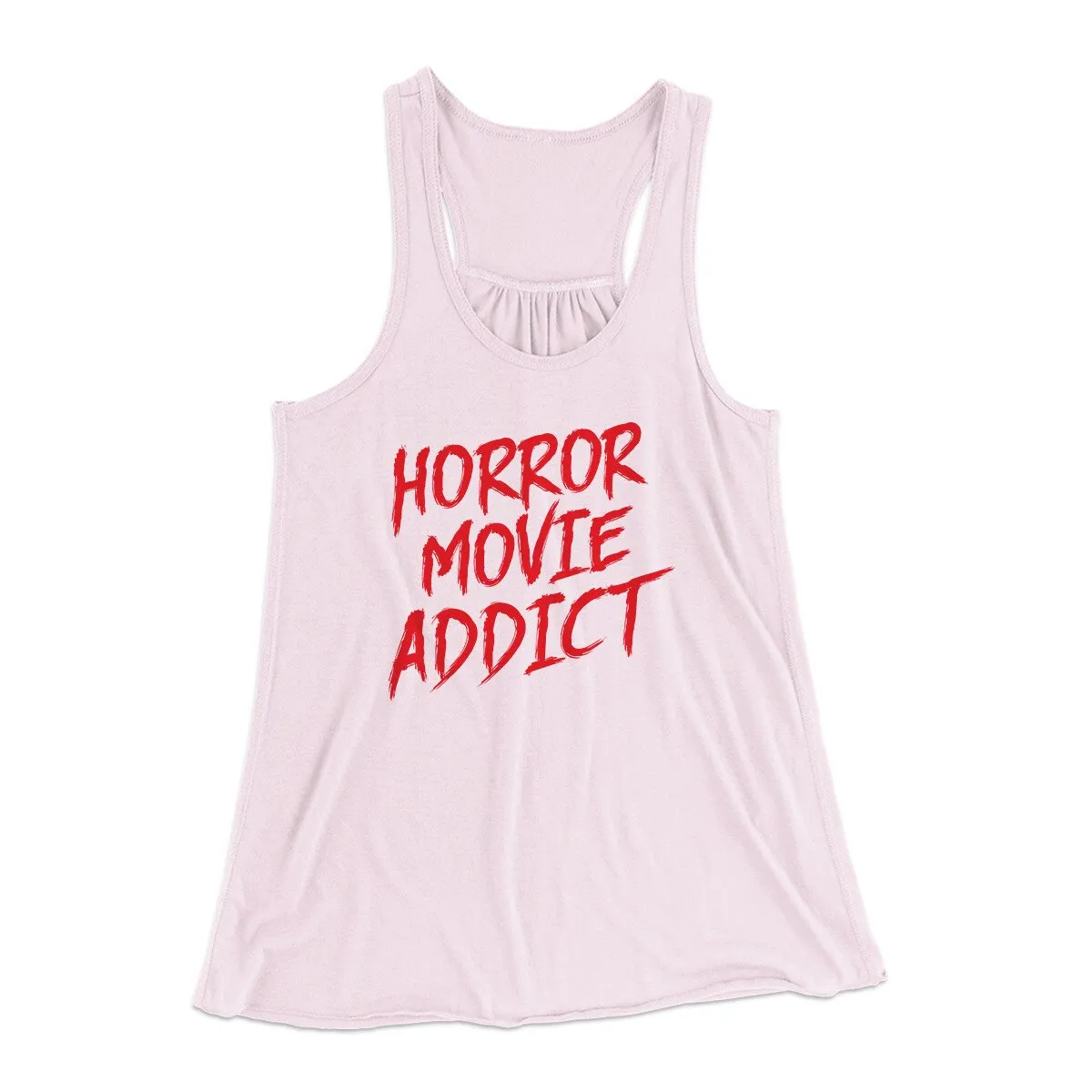 Horror Movie Addict Women's Flowey Racerback Tank Top