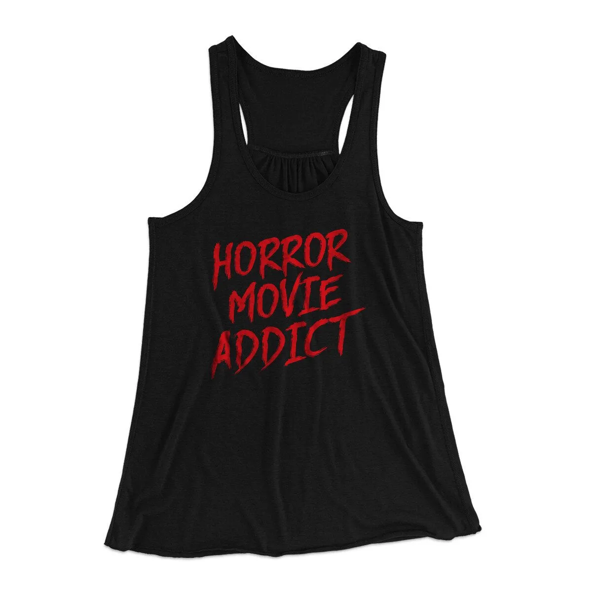 Horror Movie Addict Women's Flowey Racerback Tank Top