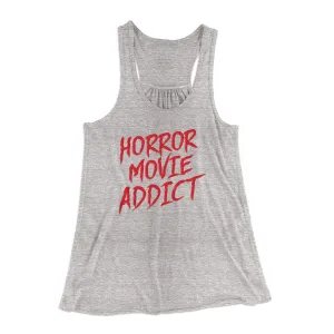 Horror Movie Addict Women's Flowey Racerback Tank Top