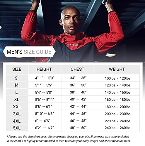 HOTSUIT Sauna Suit Men Weight Loss Gym Exercise Sweat Suits Workout Jacket, Gray, XXL