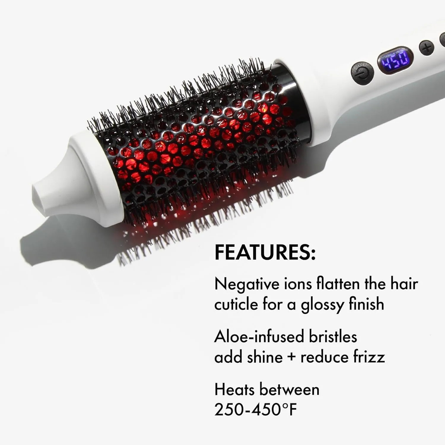 Infrared Bounce Brush, Heated Thermal round Brush