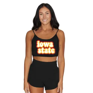Iowa State Black Spaghetti Tank