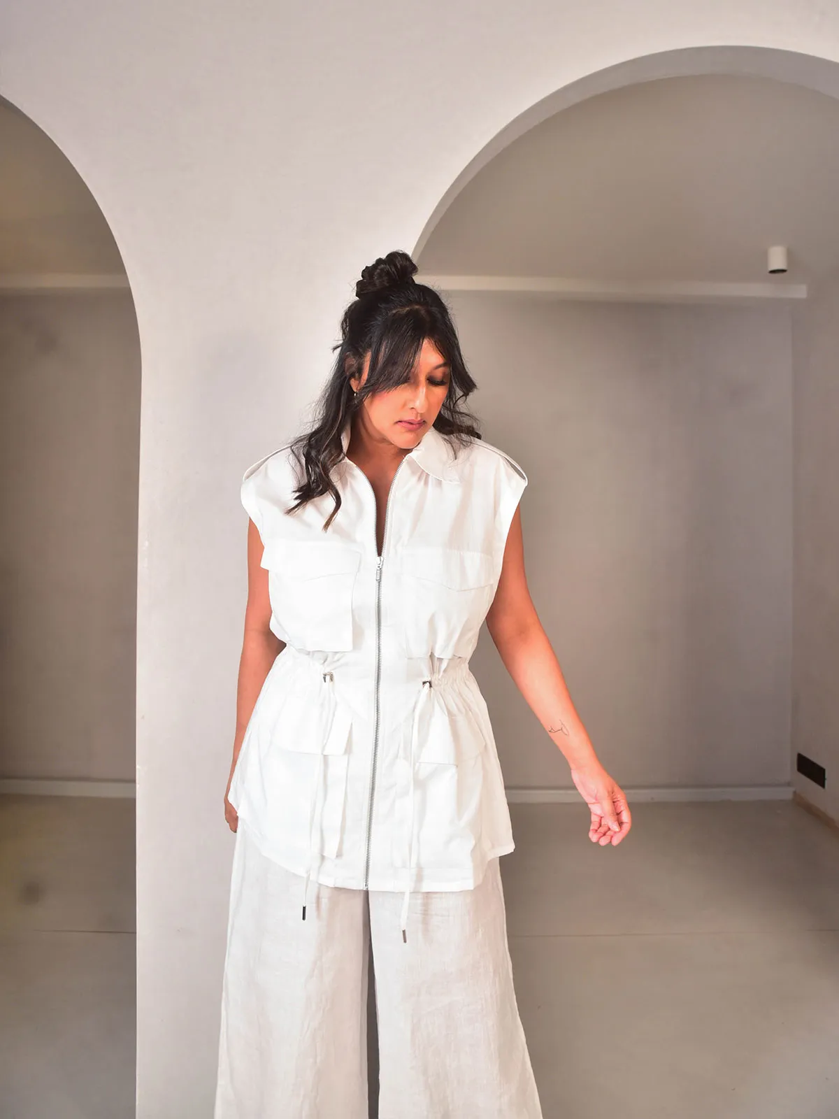 Isla Sleeveless Jacket