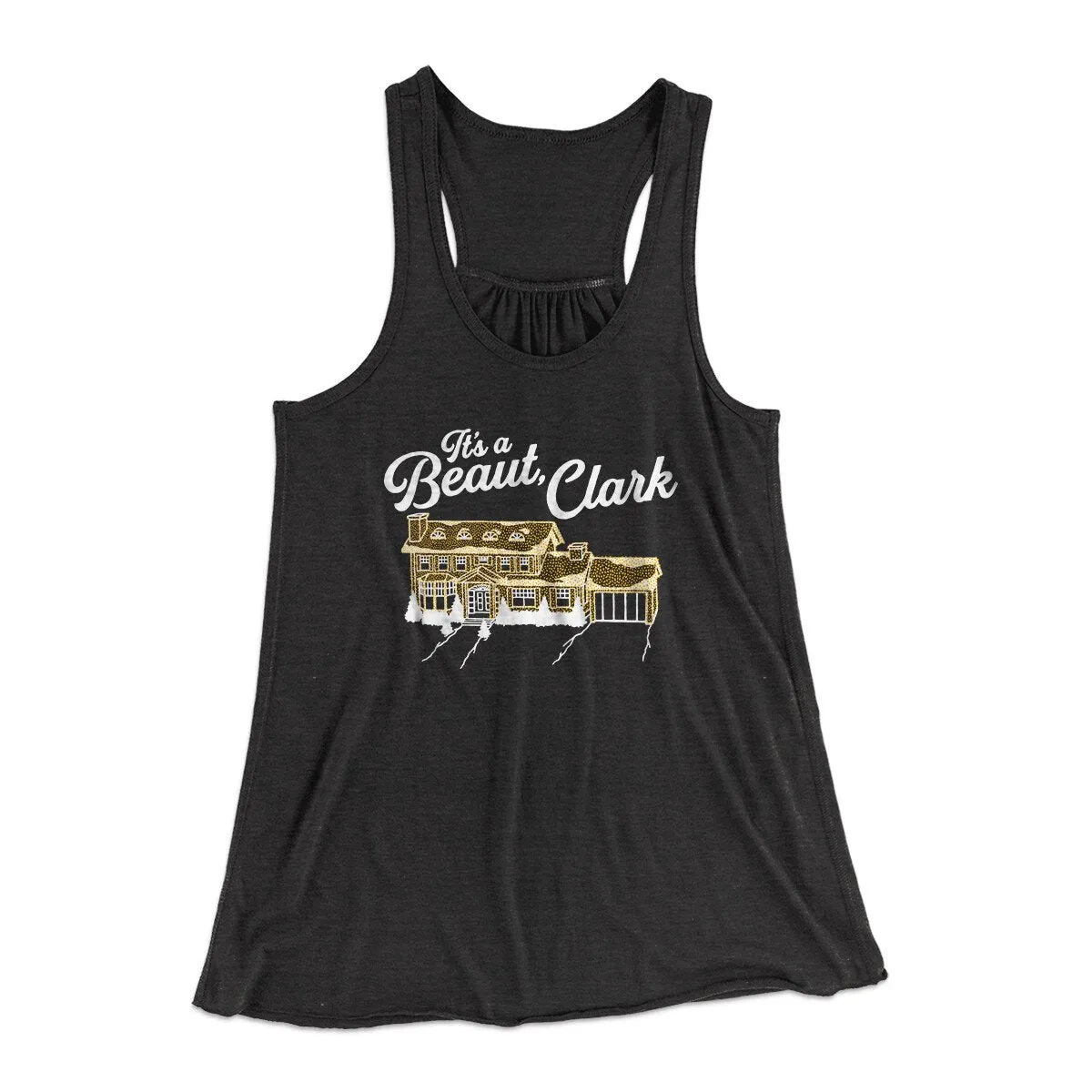 Its A Beaut Clark Women's Flowey Racerback Tank Top