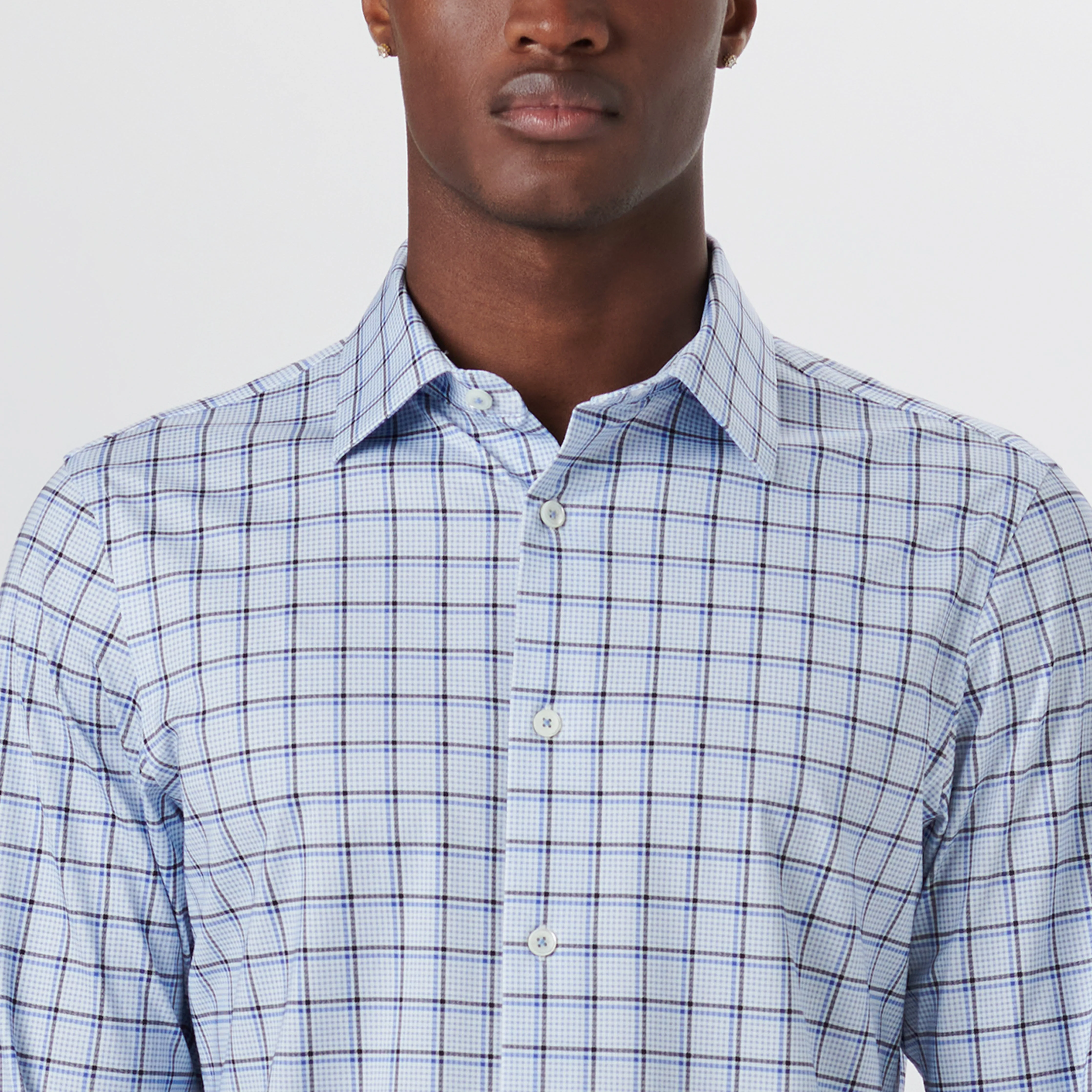 JAMES Dupplin Check OoohCotton Shirt