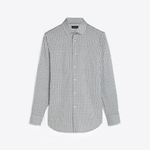 JAMES Grid Check OoohCotton Twill Shirt