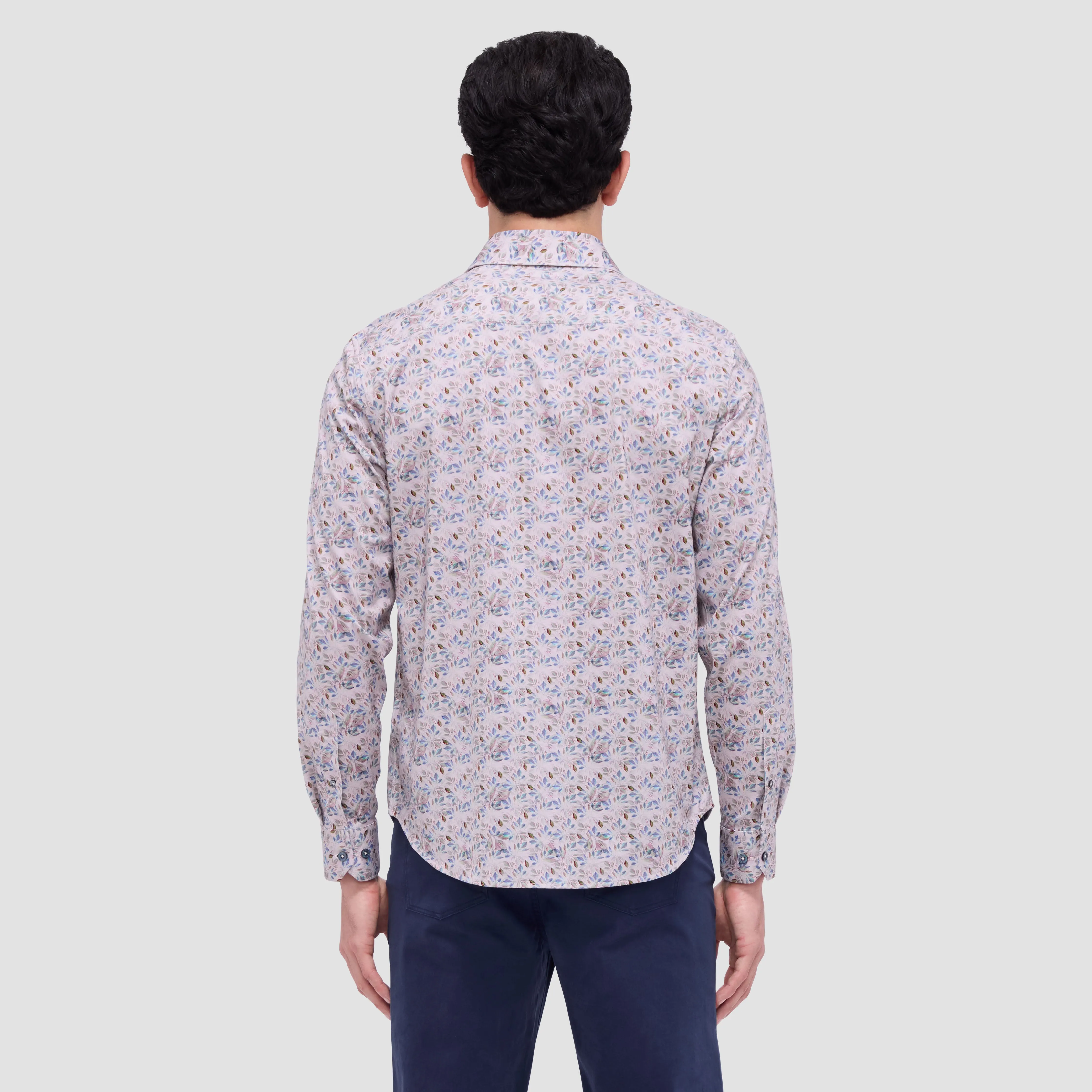 James Leaf Print OoohCotton Shirt