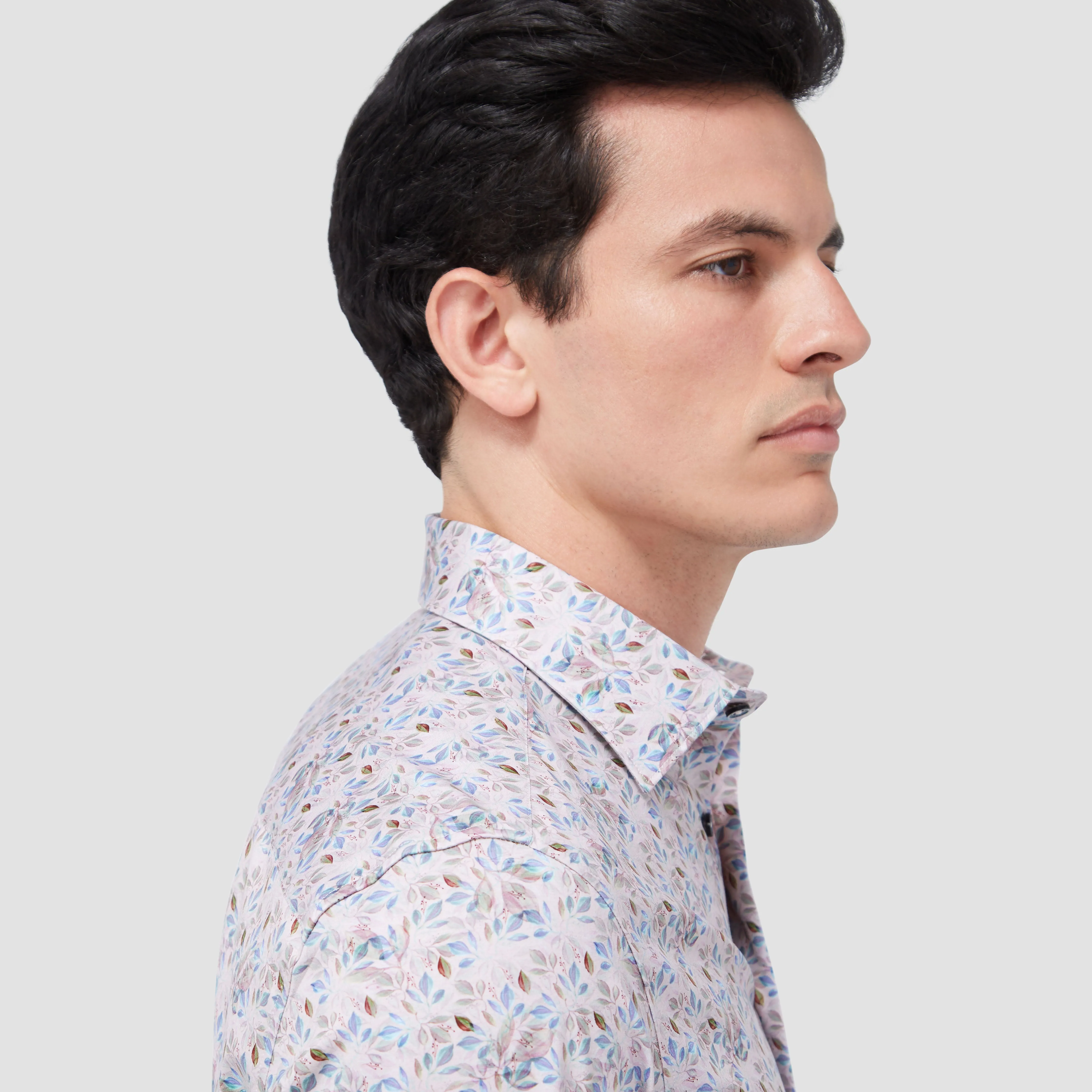 James Leaf Print OoohCotton Shirt