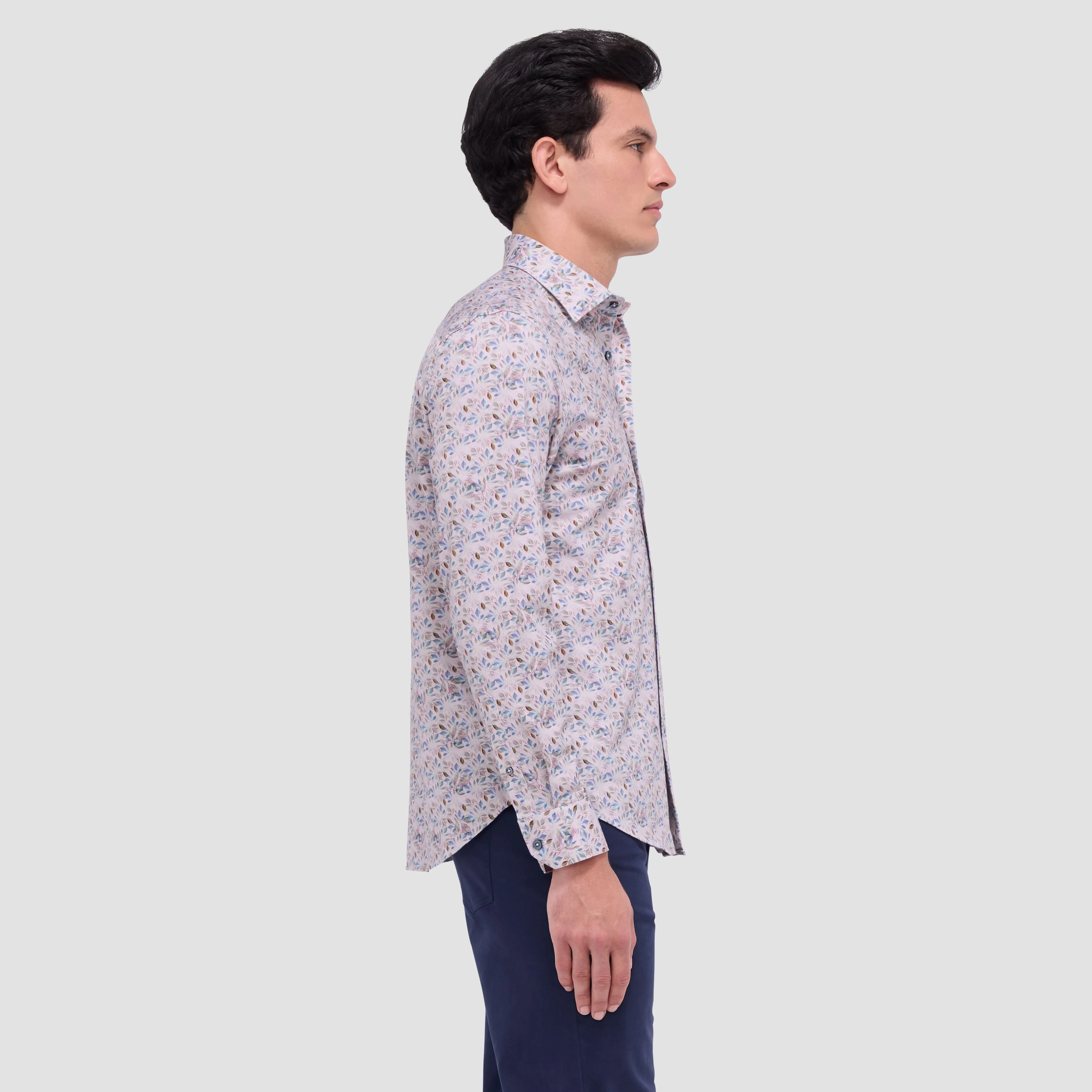 James Leaf Print OoohCotton Shirt