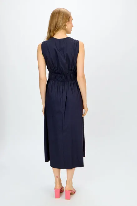 Joseph Ribkoff Stretch Poplin Dress Navy