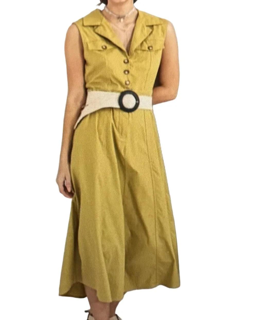 Junie Poplin Dress - Stretch Back - Office Ready Church Appropriate