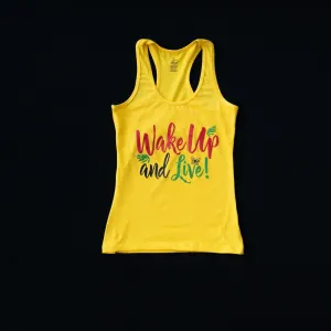 KAMILA MCDONALD - WAKE UP & LIVE - LADIES TANK