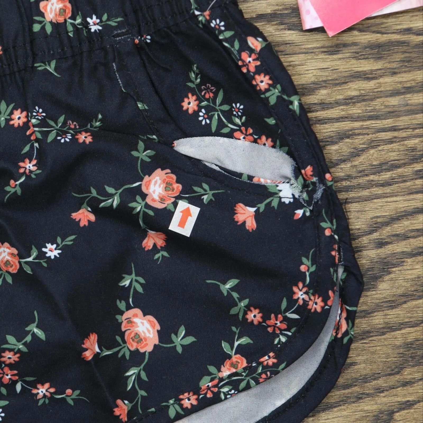 Kanu Surf Girls Standard Isabel UPF 50  Dry Beach Elastic Boardshort Black 7