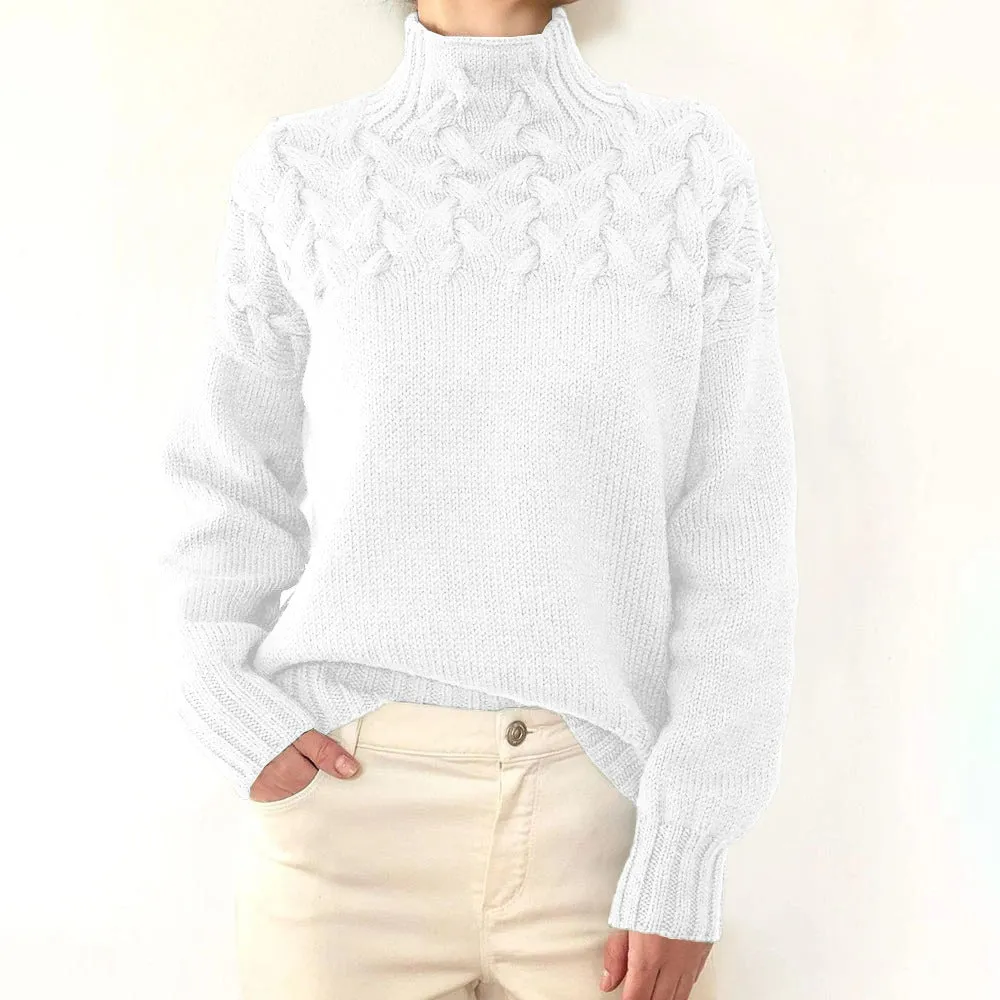 Katie | High Collar Jumper