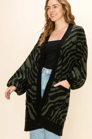 KATNISS STRIPED CARDIGAN