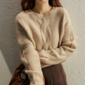 Keisha™ Cashmere Cable Knit Sweater