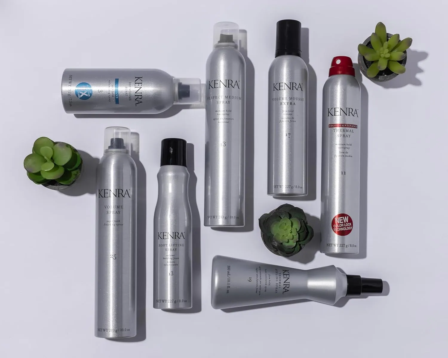 Kenra Thermal Styling Spray 19 | Heat Protection Spray | Firm Hold Heat-Activated Spray | Tames Frizz, Flyaways & Adds Shine | All Hair Types | 10 Fl. Oz