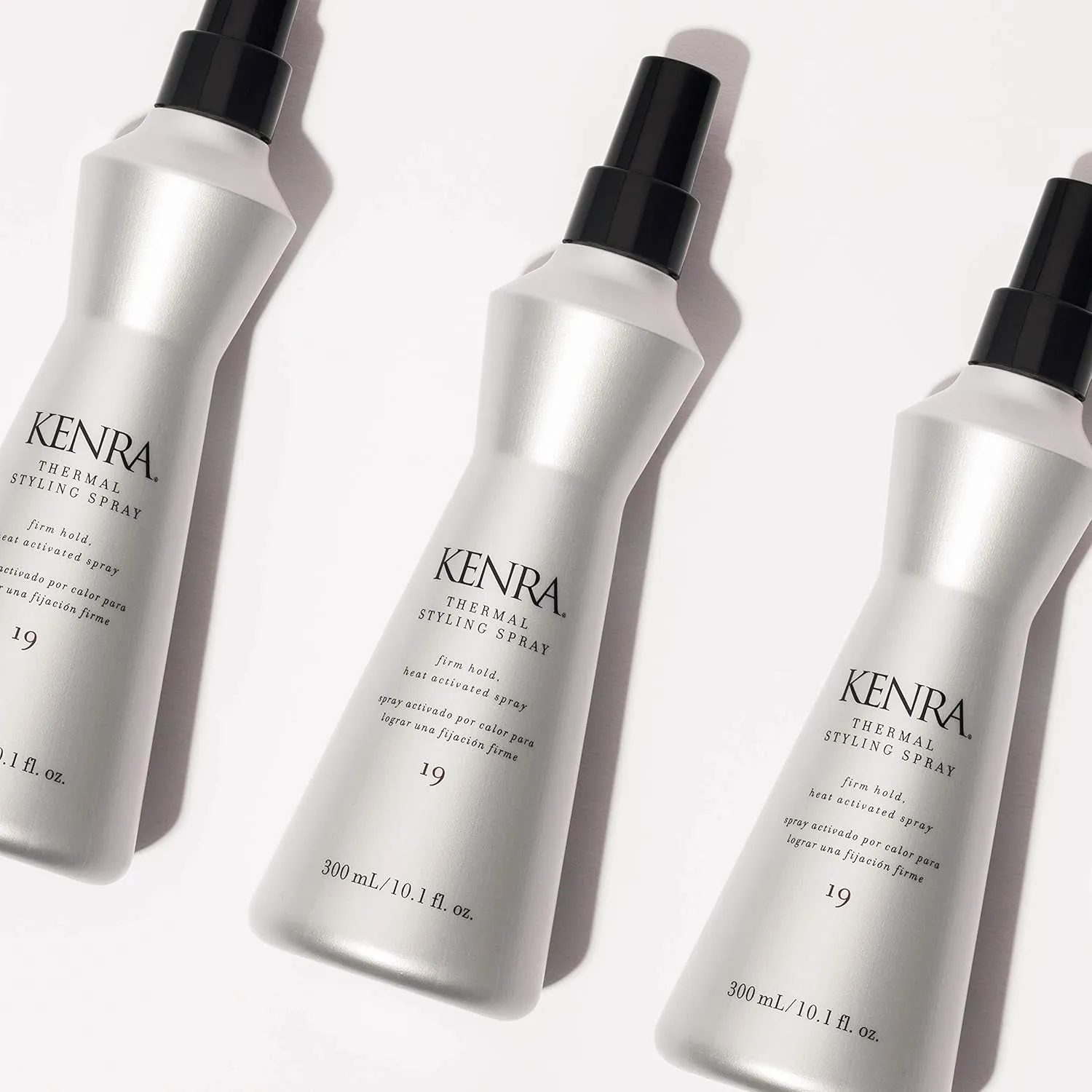 Kenra Thermal Styling Spray 19 | Heat Protection Spray | Firm Hold Heat-Activated Spray | Tames Frizz, Flyaways & Adds Shine | All Hair Types | 10 Fl. Oz