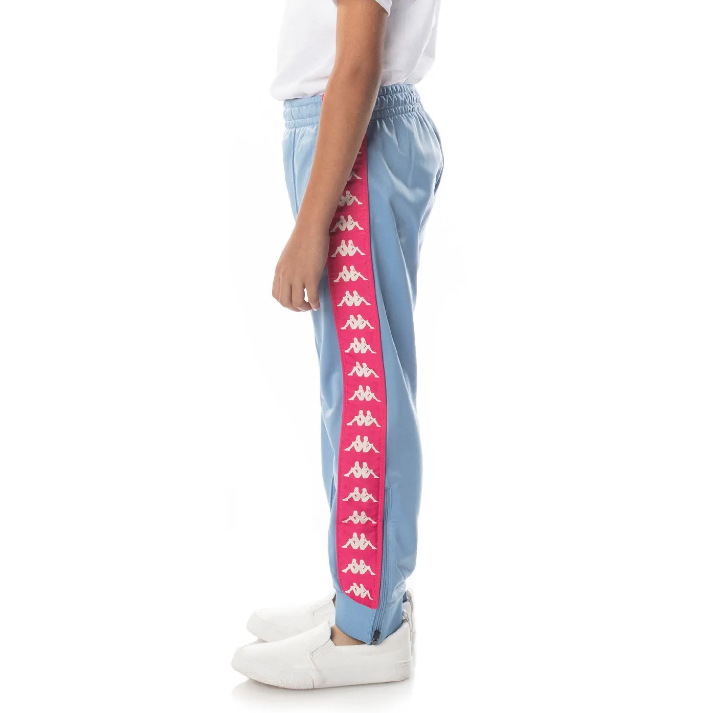 Kids 222 Banda Rastoriazz Trackpants - Light Blue Pink