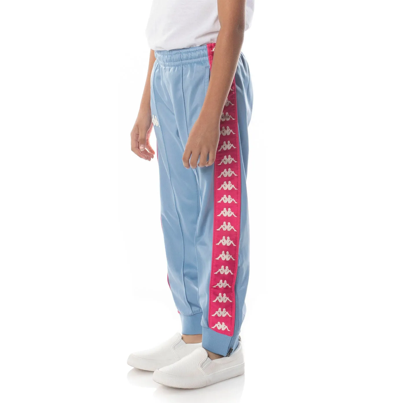 Kids 222 Banda Rastoriazz Trackpants - Light Blue Pink