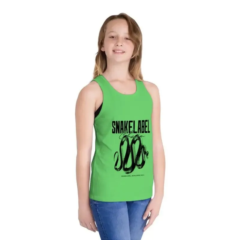 Kids Jersey Tank Top: Neon Colors, Retail Fit, Lightweight Fabric