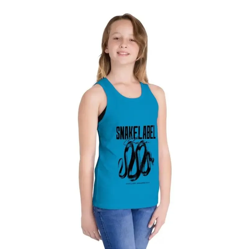 Kids Jersey Tank Top: Neon Colors, Retail Fit, Lightweight Fabric