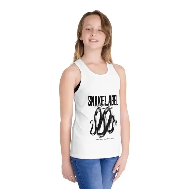 Kids Jersey Tank Top: Neon Colors, Retail Fit, Lightweight Fabric