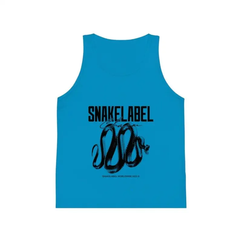 Kids Jersey Tank Top: Neon Colors, Retail Fit, Lightweight Fabric