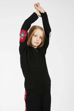 Kids Robot Cashmere Zip Hoodie