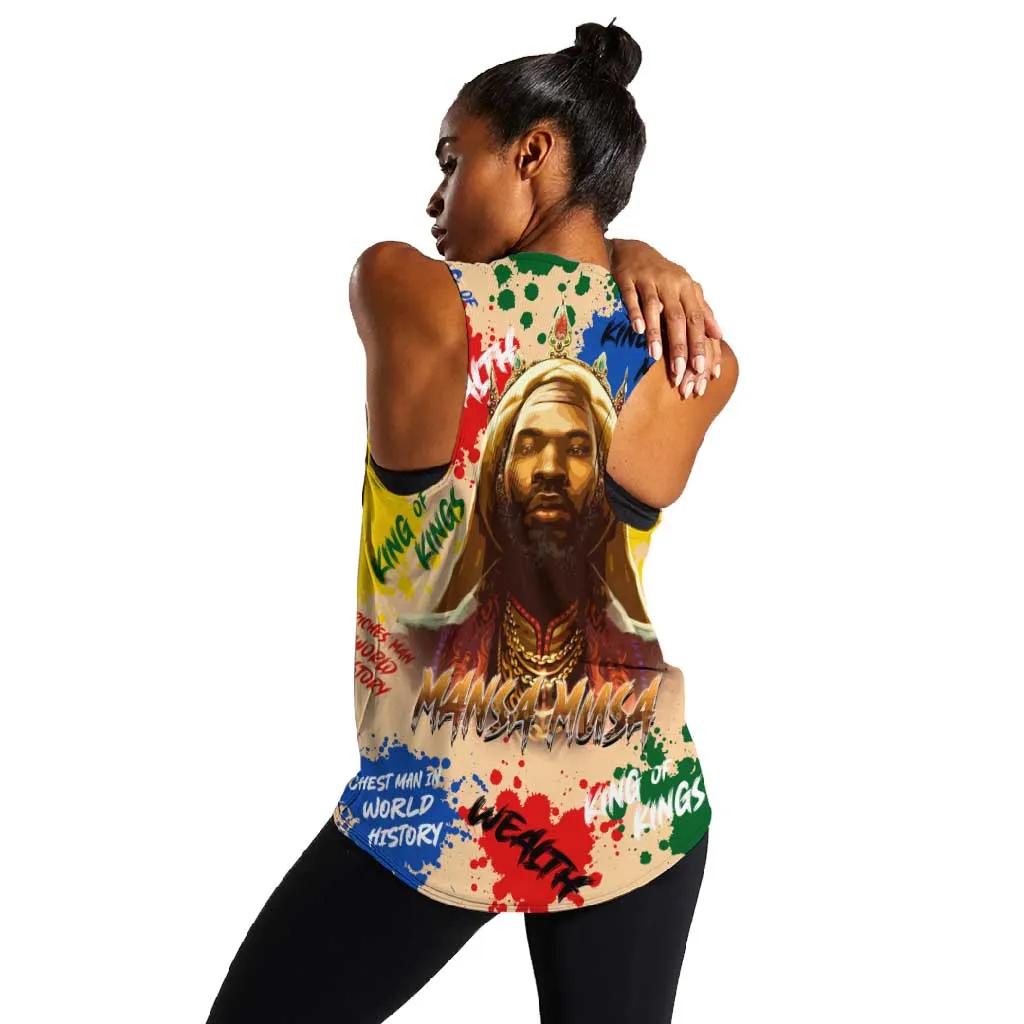 King Of Kings Mansa Musa Women Racerback Tank DT02