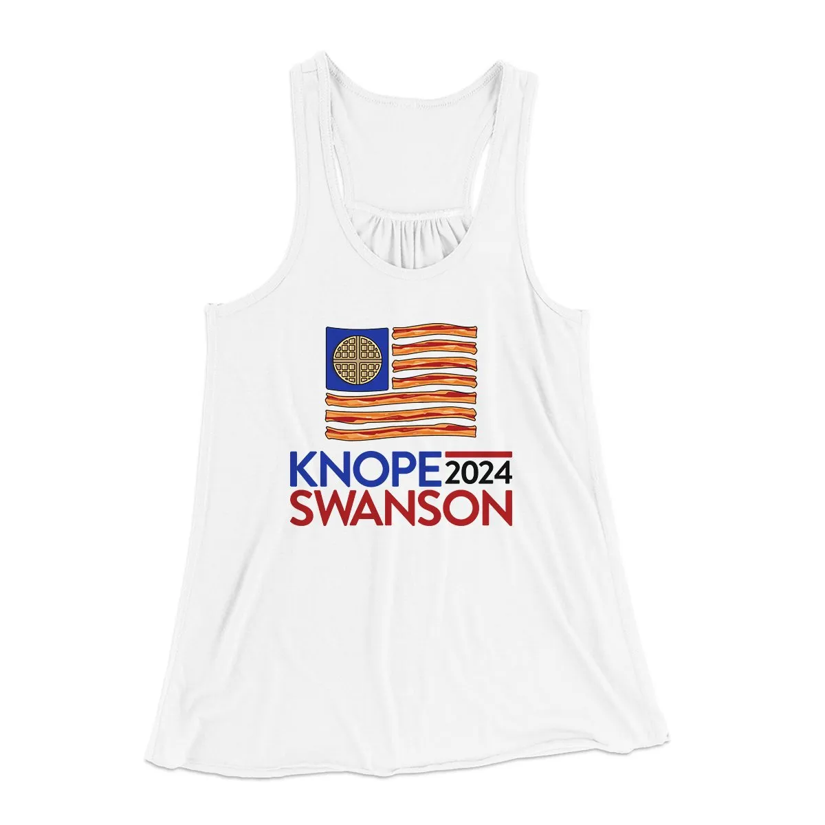 Knope Swanson 2024 Women's Flowey Tank Top