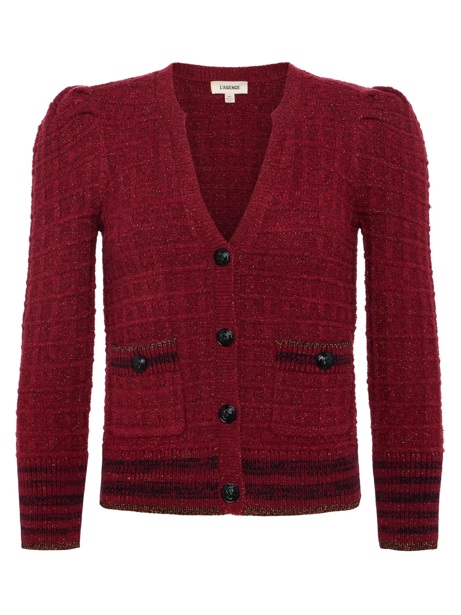 L'agence Jenni Waffle Stitch Cardi