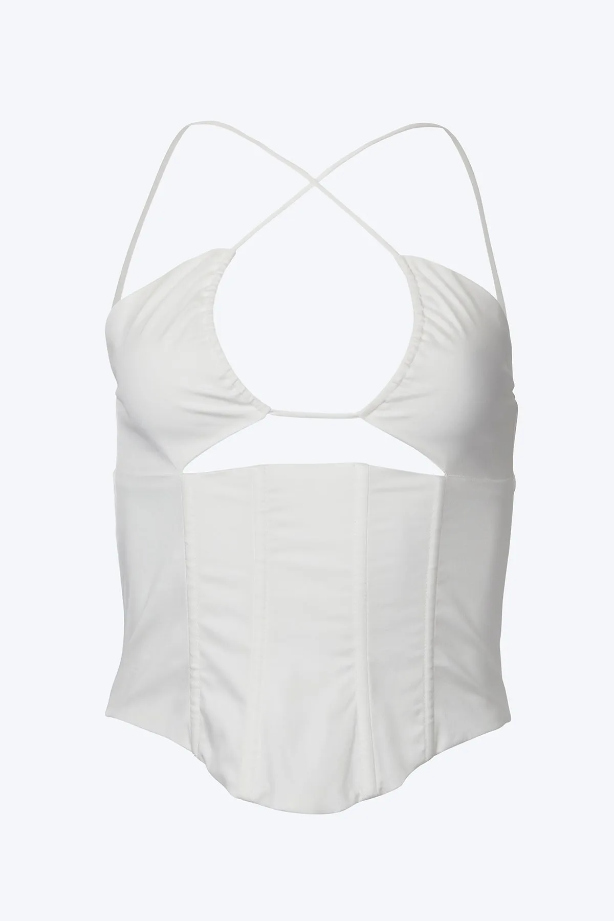 LANDON CUTOUT HALTERNECK TOP