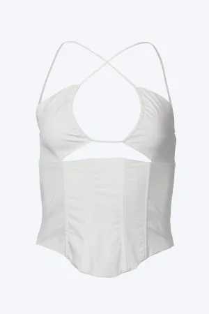 LANDON CUTOUT HALTERNECK TOP