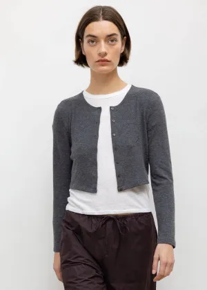 Lauren Crop Cardigan (Charcoal)
