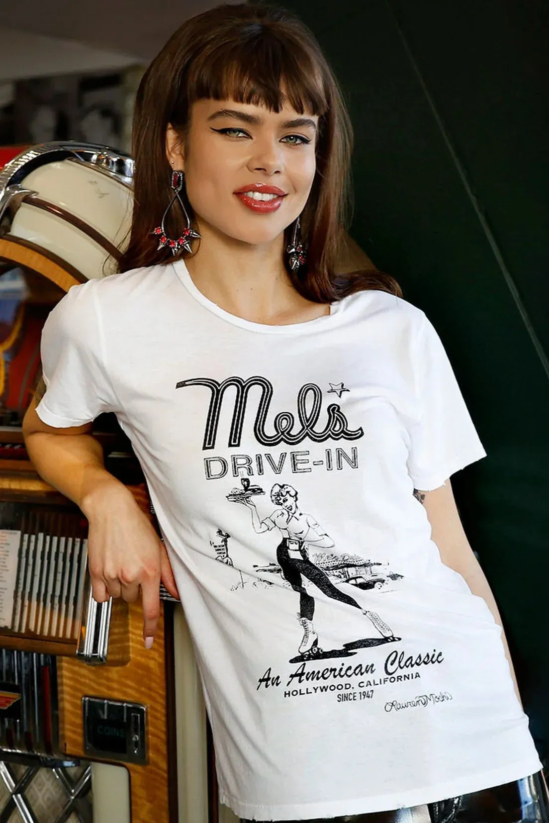 Lauren Moshi Wolf Mels Drive-In T-Shirt
