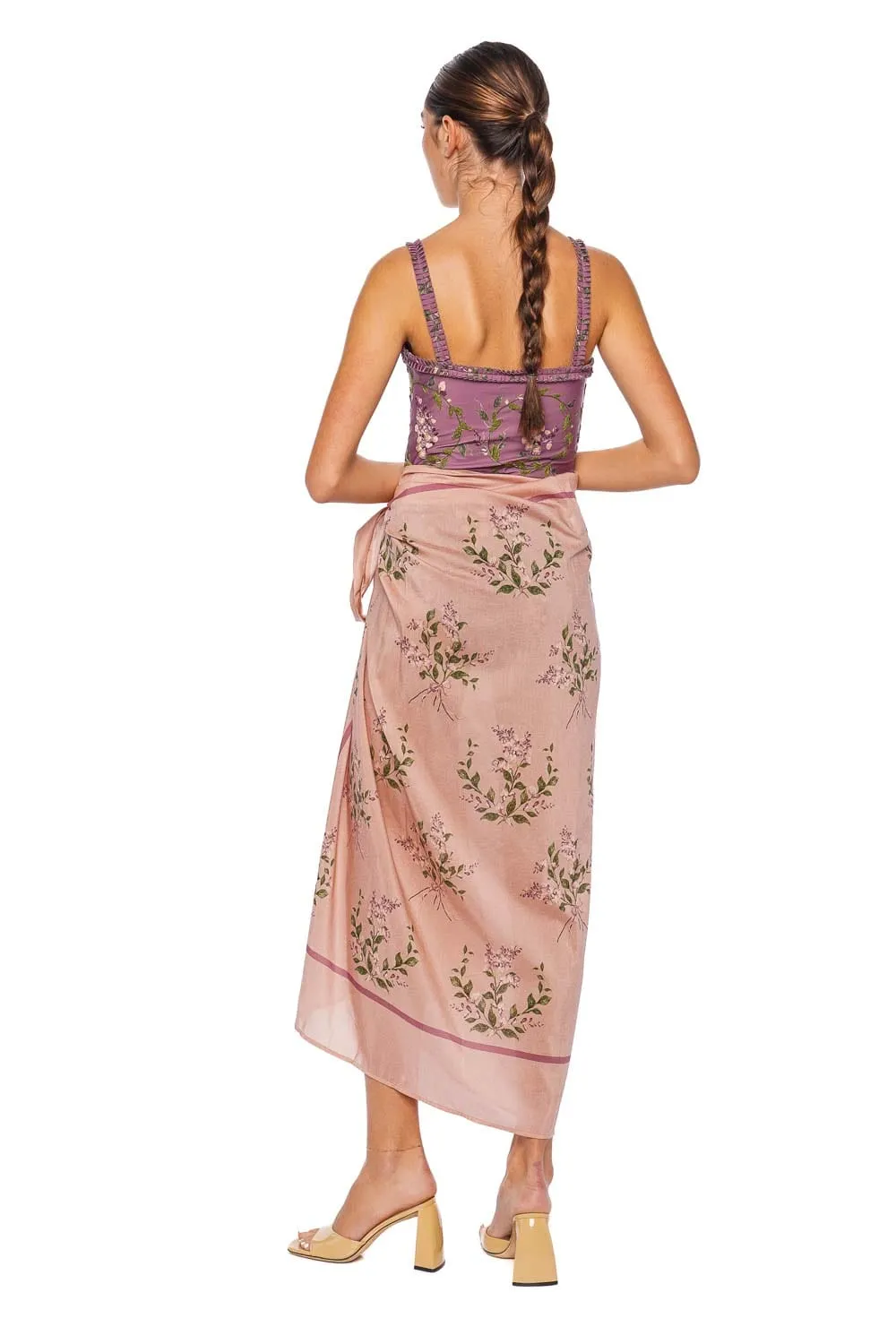 Lavanda Wisteria Pareo Cover Up