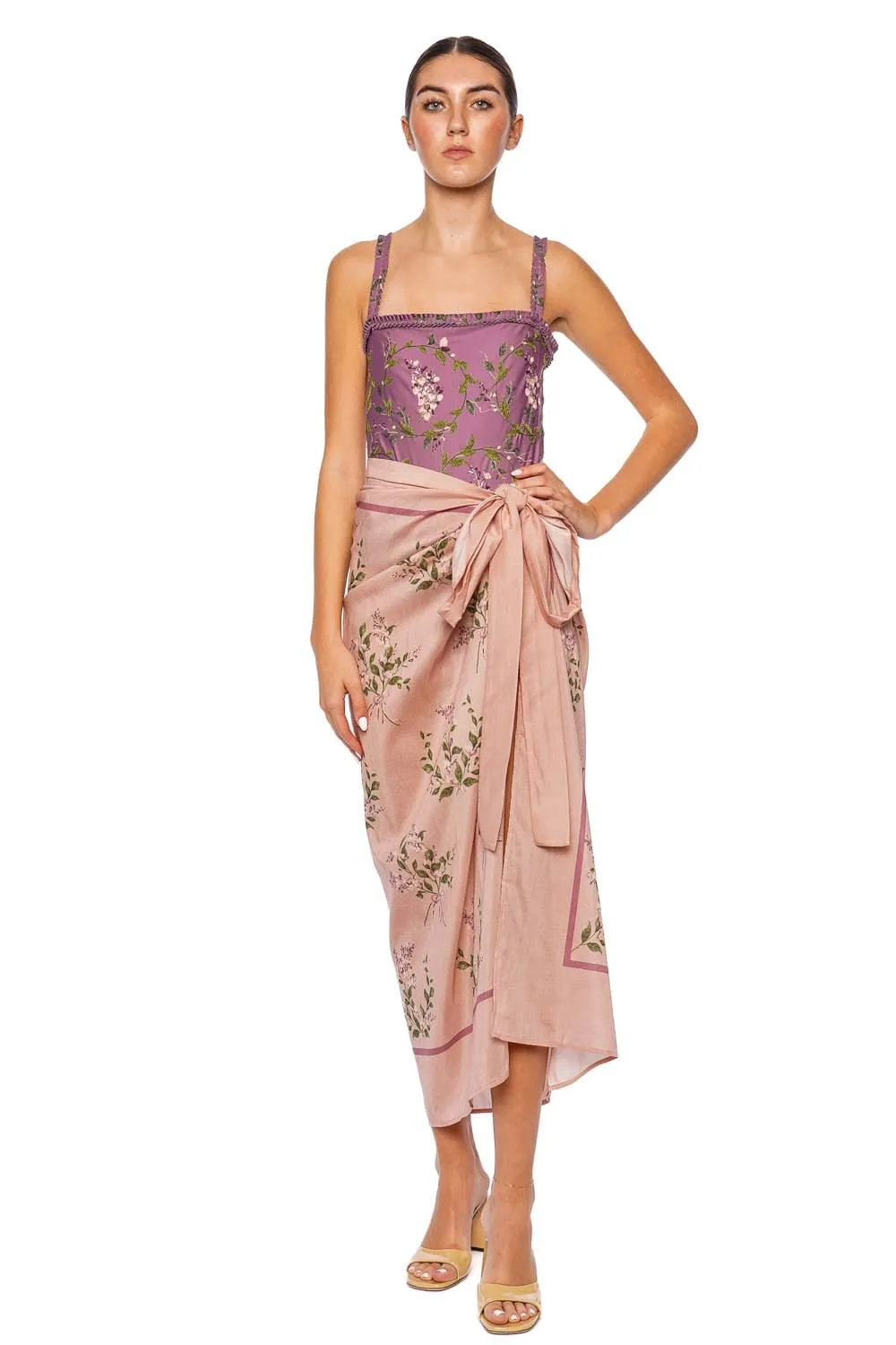 Lavanda Wisteria Pareo Cover Up