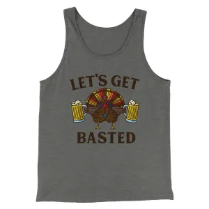 Let's Get Basted Funny Thanksgiving Men/Unisex Tank Top
