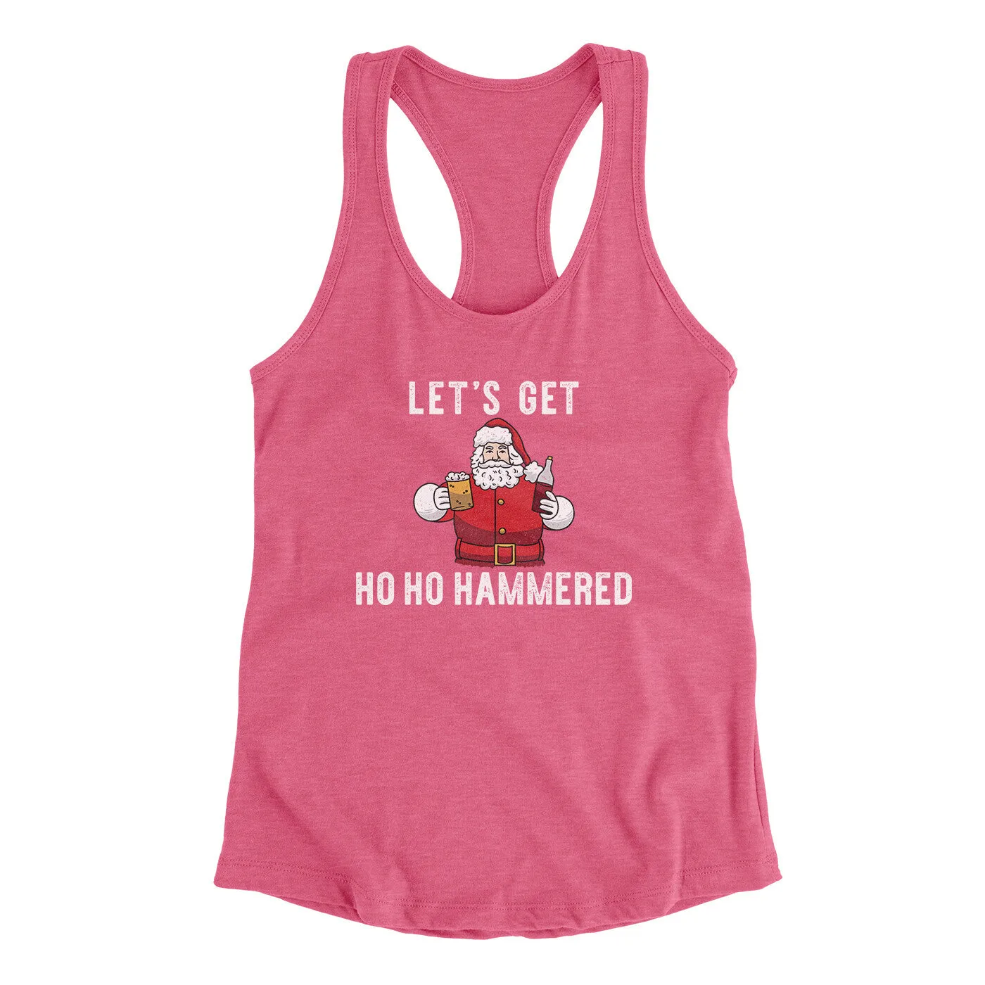 Lets Get Ho Ho Hammered Women's Racerback Tank