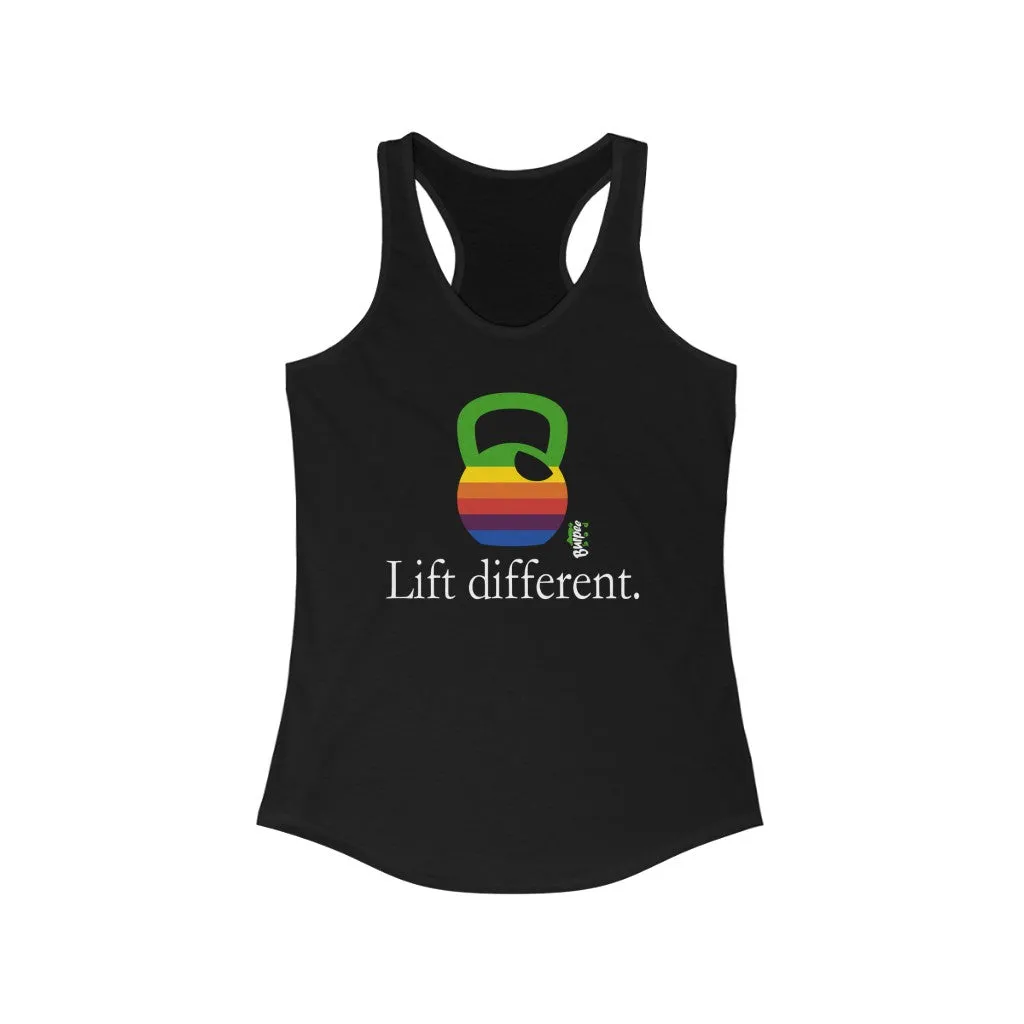 Lift different - Womens Racerback Tank Tops