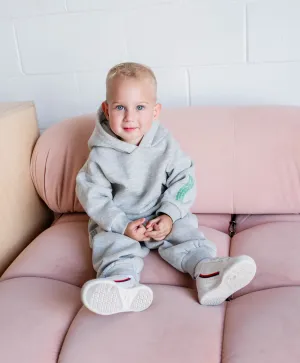 Light Grey Tracksuit Set - Kids