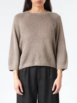Linen Knit Pullover