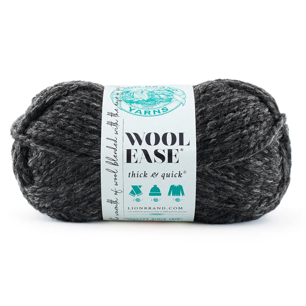 LION Wool Ease Thick & Quick Yarn - 170g - Super Bulky 6 - 97m (106yds)