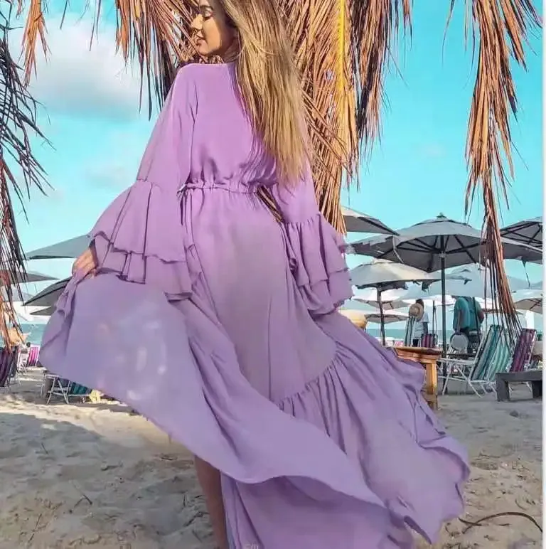 Long Sleeves & Dress Beach Cover Ups