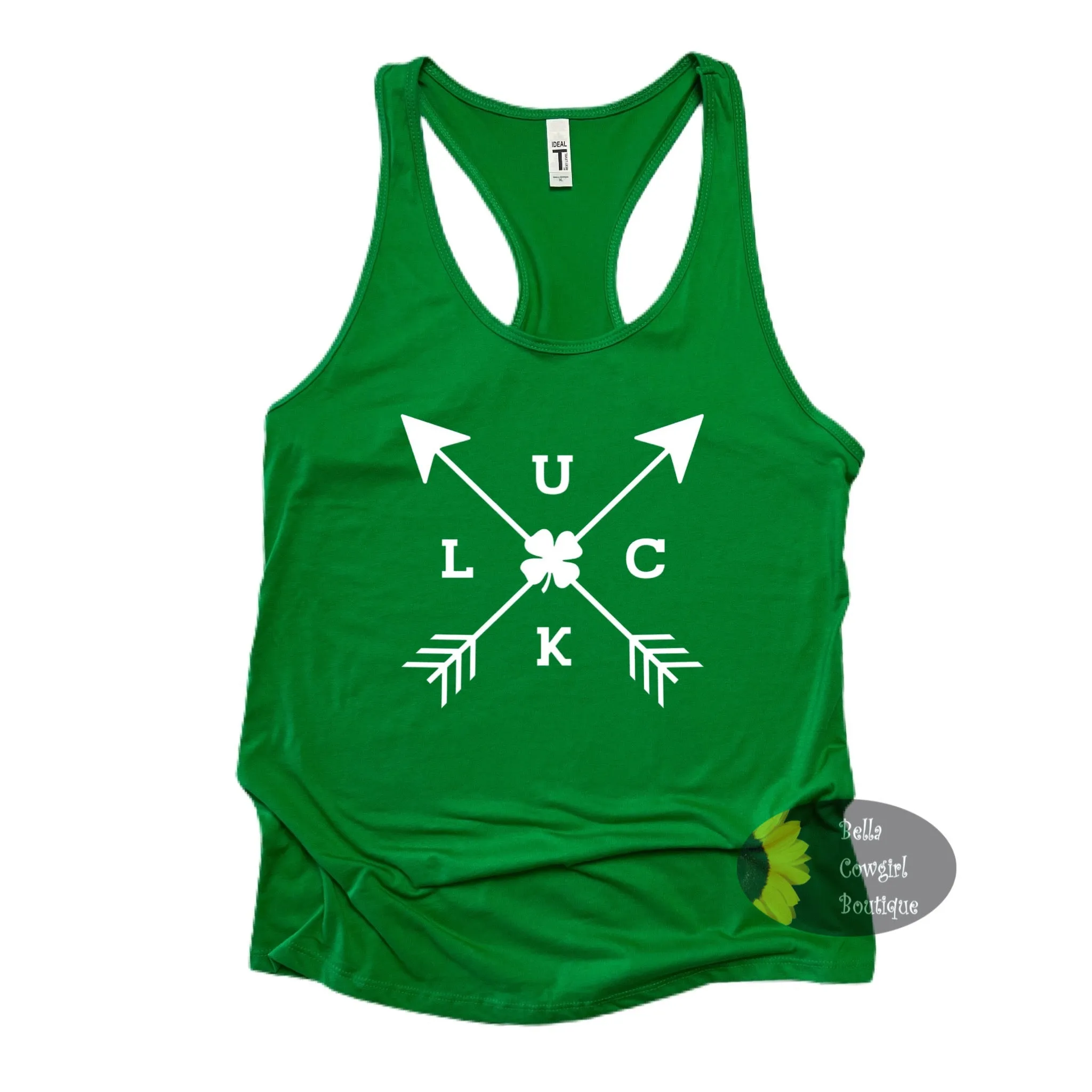 Lucky Clover Arrows St. Patrick's Day Women's Tank Top